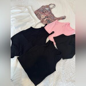 Bundle of 8 items skort tops romper corset bodysuit